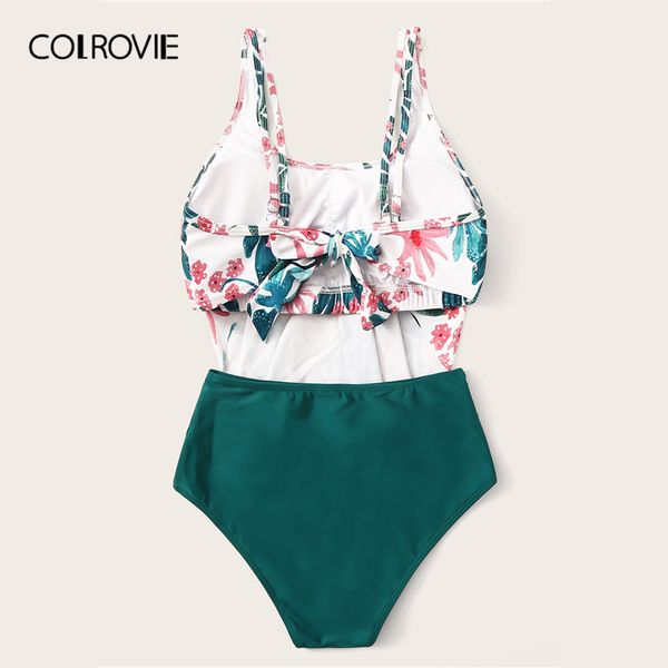 colrovie leaf print hanky ruched with high waist boho one piece swimwear women bikinis 2019 summer beach bathing swimsuit
colrovie leaf print hanky ruched with high waist boho one piece swimwear women bikinis 2019 summer beach bathing swimsuit