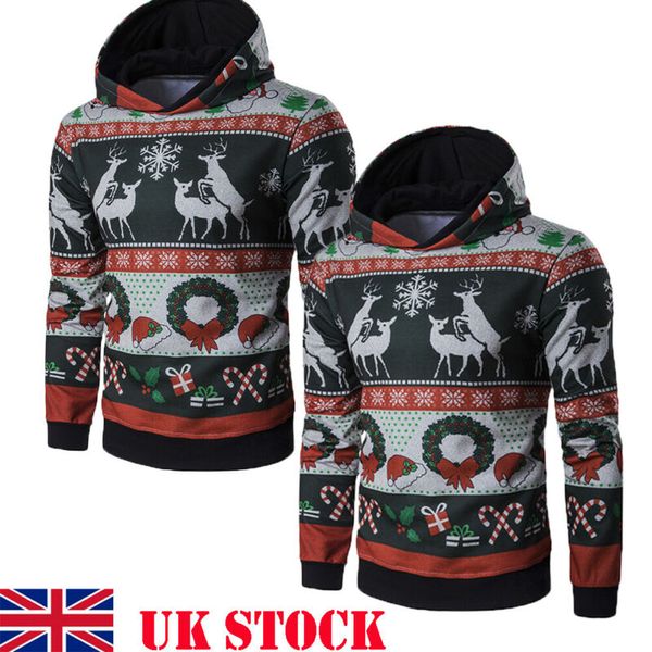 mens hoodie warm hoody hooded sweatshirt coats christmas outwear jumper, Black
mens hoodie warm hoody hooded sweatshirt coats christmas outwear jumper, Black