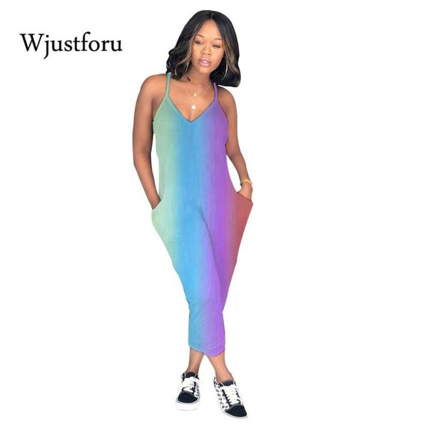 women's jumpsuits & rompers wjustforu gradient loose spaghetti jumpsuit women summer elegant wide leg sleeveless beach female, Black;white
women's jumpsuits & rompers wjustforu gradient loose spaghetti jumpsuit women summer elegant wide leg sleeveless beach female, Black;white
