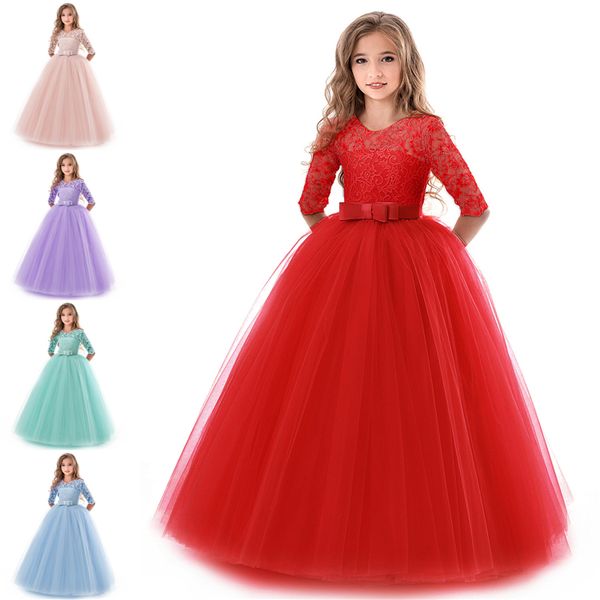 5 colors girls gown princess dress long sleeve long skirt bow mesh lace party dresses prom dress wholesale jy806, Red;yellow
5 colors girls gown princess dress long sleeve long skirt bow mesh lace party dresses prom dress wholesale jy806, Red;yellow