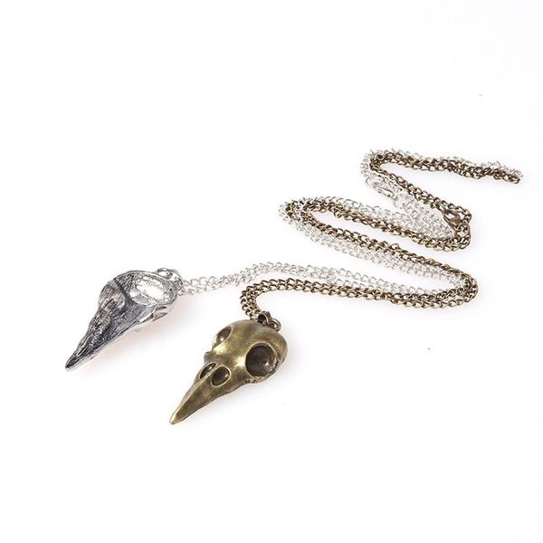 stainless steel crow skull pendant necklace nordic viking odin rune leather chain necklace fashion punk jewelry, Silver
stainless steel crow skull pendant necklace nordic viking odin rune leather chain necklace fashion punk jewelry, Silver