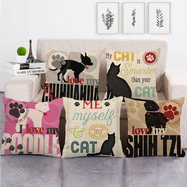 45cm*45cm cats and dog linen/cotton throw pillow covers couch cushion cover home decor pillow
45cm*45cm cats and dog linen/cotton throw pillow covers couch cushion cover home decor pillow