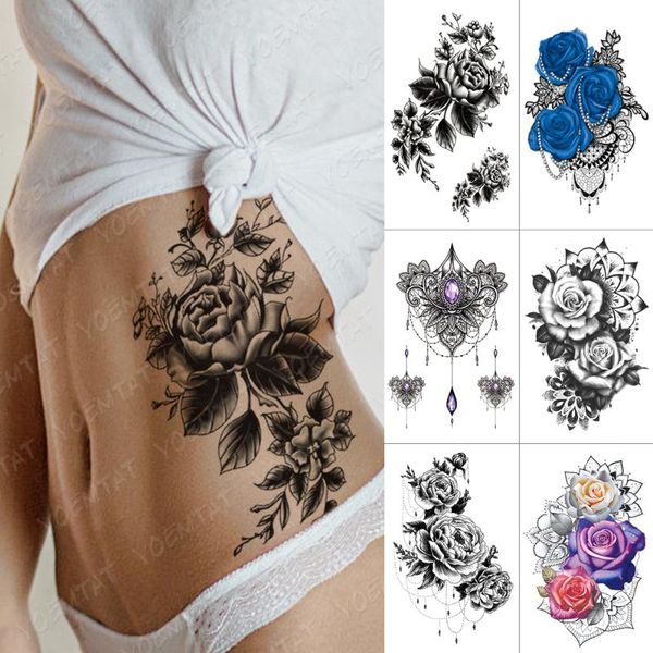 waterproof temporary tattoo sticker flower peony rose sketches flash tattoos black henna body art arm fake tatoo women men
waterproof temporary tattoo sticker flower peony rose sketches flash tattoos black henna body art arm fake tatoo women men