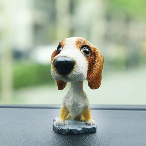 

car decoration animal swinging animated bobble dancer toy car decor nodding resin puppy dog decoracion coche