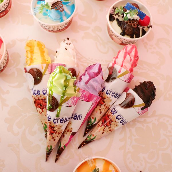 6pcs искусственный смешанный ice cream cone модель реалистичная фуд, домашняя балетмейстер оборудование crafts
6pcs искусственный смешанный ice cream cone модель реалистичная фуд, домашняя балетмейстер оборудование crafts