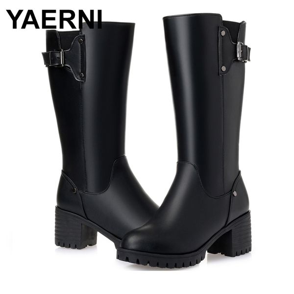 yaerni 2018 new genuine leather female motorcycle boots, big size 41 42 43 wool boots, high heel booties woman e312, Black
yaerni 2018 new genuine leather female motorcycle boots, big size 41 42 43 wool boots, high heel booties woman e312, Black