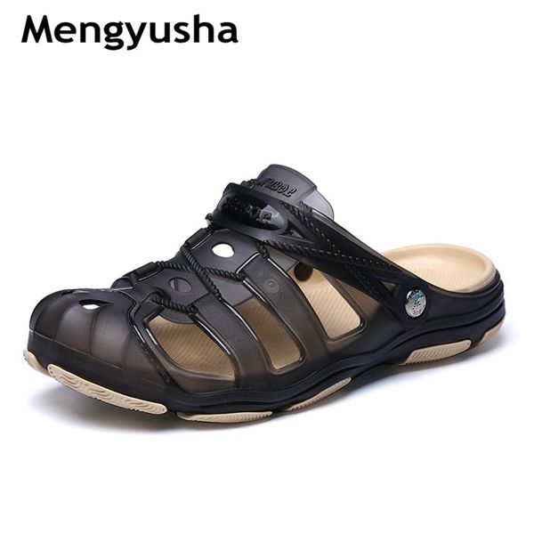 summer hole shoes baotou sandals and slippers men hole shoes sandals flat anti-skid jelly thick bottom beach, Black
summer hole shoes baotou sandals and slippers men hole shoes sandals flat anti-skid jelly thick bottom beach, Black