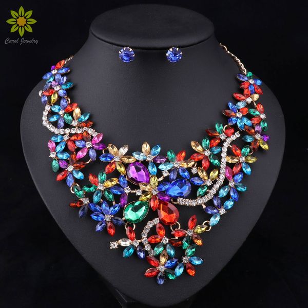 5color bridal jewelry sets wedding necklace earrings for brides party accessories gold color crystal jewelry sets for women, Slivery;golden
5color bridal jewelry sets wedding necklace earrings for brides party accessories gold color crystal jewelry sets for women, Slivery;golden
