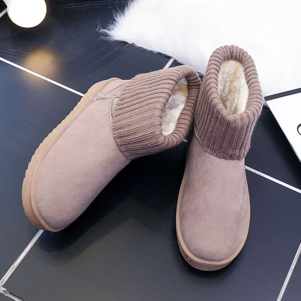 winter snow boots female 2019 fashion casual shoes ankle boots flat bottom non-slip casual cotton shoes thick warm women's, Black
winter snow boots female 2019 fashion casual shoes ankle boots flat bottom non-slip casual cotton shoes thick warm women's, Black