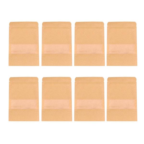 50pcs transparent window kraft paper gift bags portable self adhesive sweet storage pouch for party supplies
50pcs transparent window kraft paper gift bags portable self adhesive sweet storage pouch for party supplies