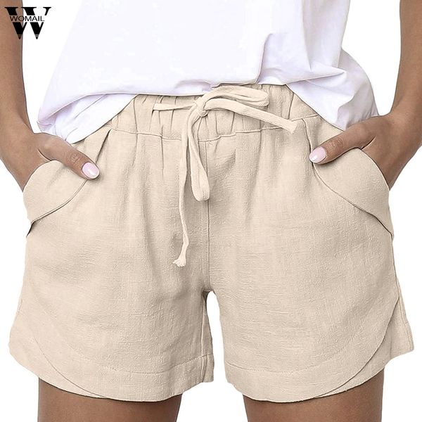 womail women's shorts 1pc summer short casual women solid color cotton linen pockets bandage elastic waist shorts 2019 jun04, White;black
womail women's shorts 1pc summer short casual women solid color cotton linen pockets bandage elastic waist shorts 2019 jun04, White;black