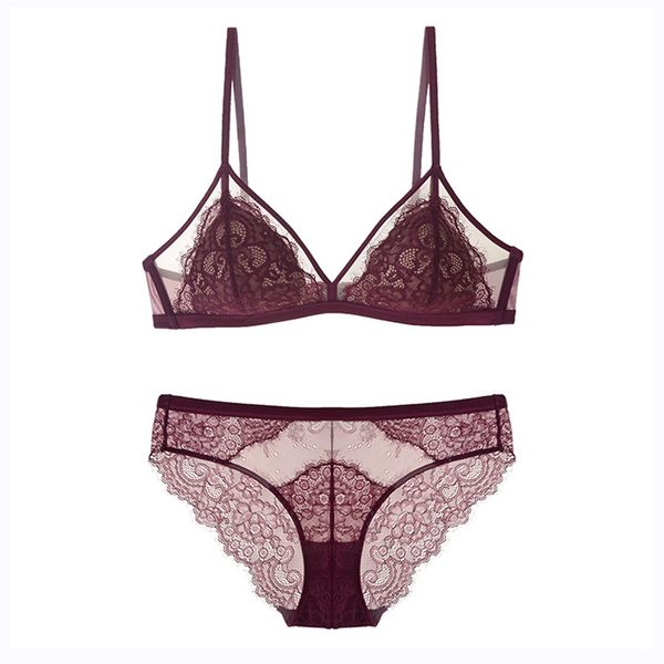 french lace bra set floral wire thin soft triangle cup small breast girls underwear woman set beautiful lingerie 2020, Red;black
french lace bra set floral wire thin soft triangle cup small breast girls underwear woman set beautiful lingerie 2020, Red;black