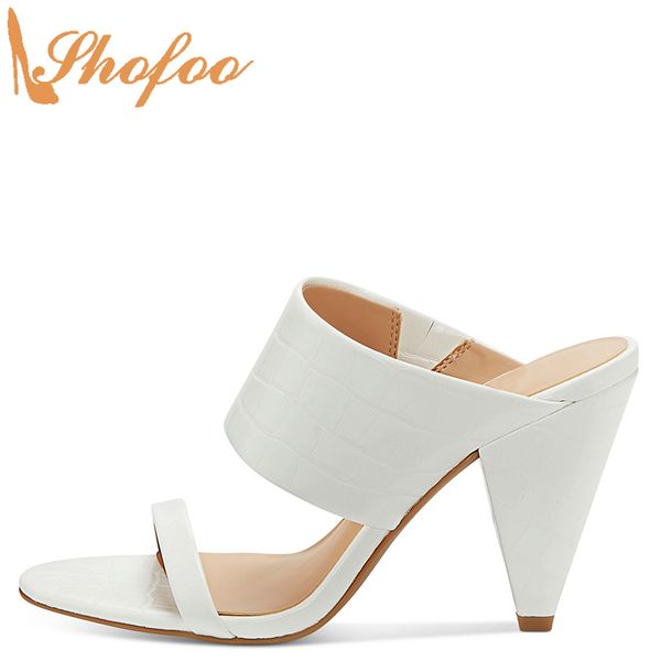 white embossed high cone heels sandals woman round toe strap large size 12 15 ladies summer fashion casual shoes shofoo, Black
white embossed high cone heels sandals woman round toe strap large size 12 15 ladies summer fashion casual shoes shofoo, Black