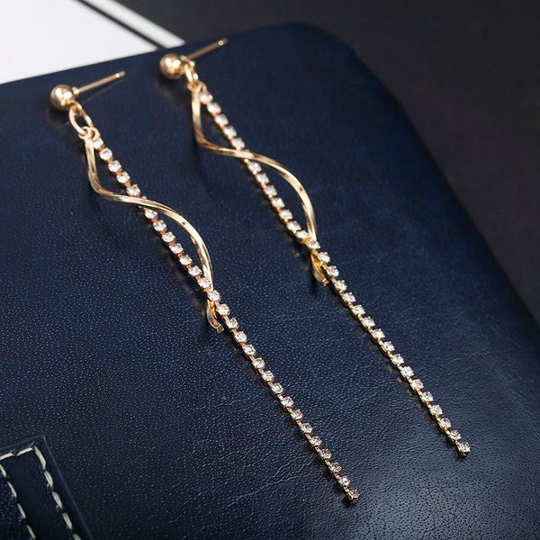 new fashion silver/gold color dangle hanging metal tassel chain earrings long drop earrings for women jewelry brincos bijoux
new fashion silver/gold color dangle hanging metal tassel chain earrings long drop earrings for women jewelry brincos bijoux