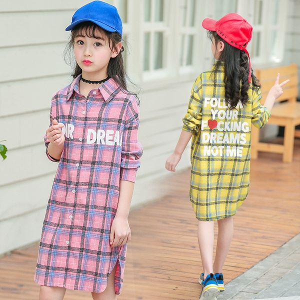 2018 new spring autumn fashion girls plaid shirt kids long-sleeve button costume children clothes blouses outfits tees, White;black
2018 new spring autumn fashion girls plaid shirt kids long-sleeve button costume children clothes blouses outfits tees, White;black