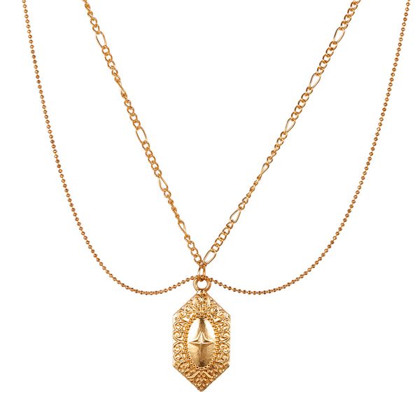 boako simple boho double layer star chokers chockers dainty gold color medallion short necklaces religious fashion jewelry x7-m2, Silver
boako simple boho double layer star chokers chockers dainty gold color medallion short necklaces religious fashion jewelry x7-m2, Silver