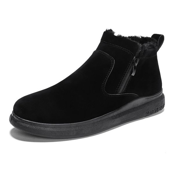 2018 new winter shoes men fashion super warm shoes comfortable fur mens boots, Black
2018 new winter shoes men fashion super warm shoes comfortable fur mens boots, Black