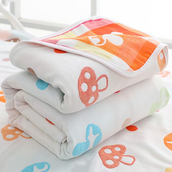 80*80cm baby blanket newborn 6 layers muslin swaddle cotton children cover bedding set stroller blanket bath towel infant quilts
80*80cm baby blanket newborn 6 layers muslin swaddle cotton children cover bedding set stroller blanket bath towel infant quilts