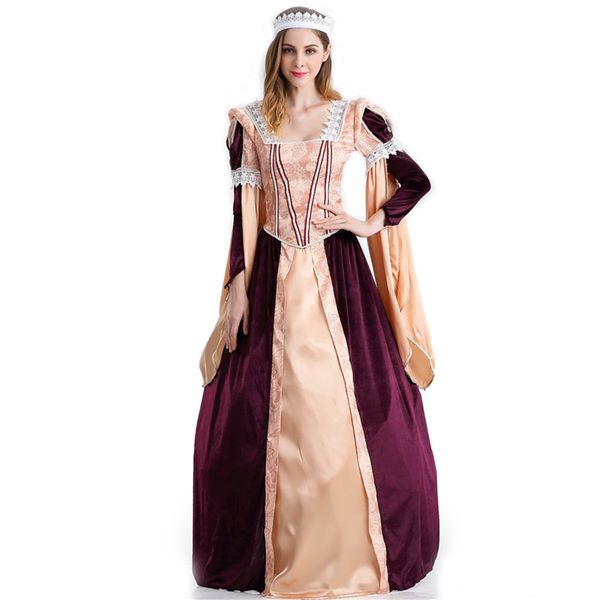 new medieval renaissance gothic outfit the queen costume halloween women cosplay fancy dress anime, Silver
new medieval renaissance gothic outfit the queen costume halloween women cosplay fancy dress anime, Silver