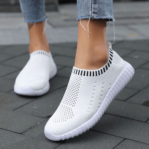 flat knitting female mesh vulcanized ladies slip on breathable casual loafers dropshipping women's sneakers flat shoes, Black
flat knitting female mesh vulcanized ladies slip on breathable casual loafers dropshipping women's sneakers flat shoes, Black