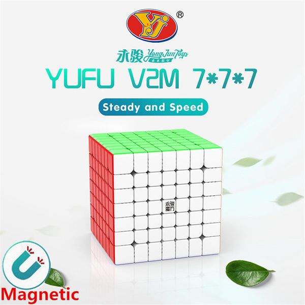 yj yufu v2m 7x7x7 magnetic magic speed cube yongjun stickerless professional magnets puzzle cubes educational cube toys y200428
yj yufu v2m 7x7x7 magnetic magic speed cube yongjun stickerless professional magnets puzzle cubes educational cube toys y200428