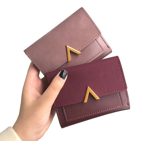 matte leather small women wallet brand mini womens wallets and purses short female coin purse credit card holder, Red;black
matte leather small women wallet brand mini womens wallets and purses short female coin purse credit card holder, Red;black