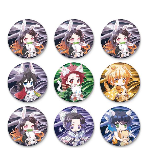 women brooch design ladies cartoon kimetsu no yaiba badges enamel pins simple fashion pendant couples trendy round metal broches, Gray
women brooch design ladies cartoon kimetsu no yaiba badges enamel pins simple fashion pendant couples trendy round metal broches, Gray