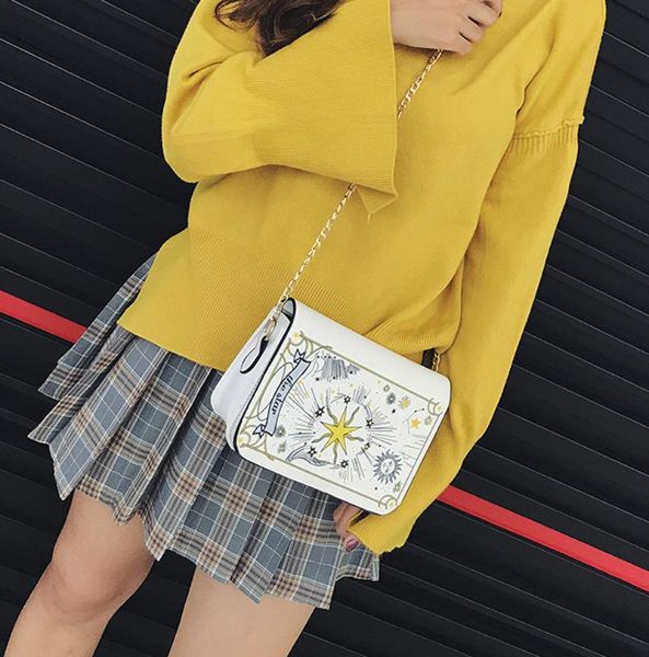 molave handbags girls women vintage simple print messenger bag chain hasp leather shoulder bag clutch handbags luxury may27
molave handbags girls women vintage simple print messenger bag chain hasp leather shoulder bag clutch handbags luxury may27