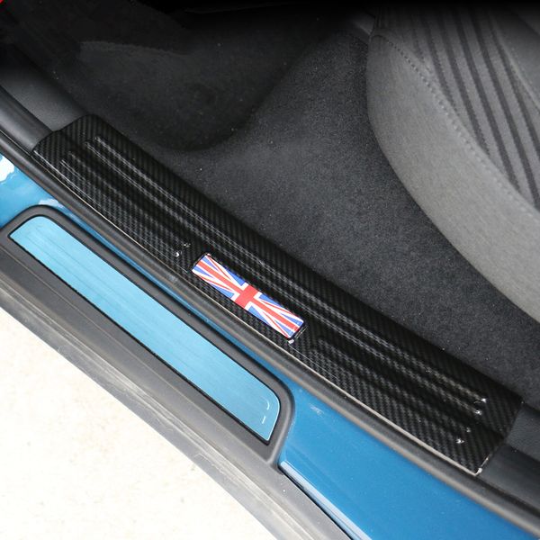 4pcs carbon fiber pattern car scuff plate door sill cover panel step protector guard for mini cooper f60 countryman 2017 black
4pcs carbon fiber pattern car scuff plate door sill cover panel step protector guard for mini cooper f60 countryman 2017 black