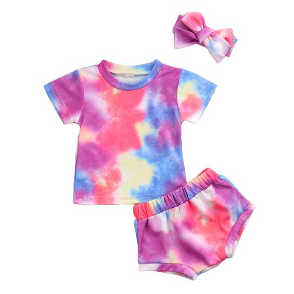 6m-3t gradient baby girl clothes set 2020 summer short sleeve casual t-shirt tie dye shorts outfits headband clothing 2pcs, White
6m-3t gradient baby girl clothes set 2020 summer short sleeve casual t-shirt tie dye shorts outfits headband clothing 2pcs, White