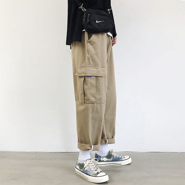 wholesale-summer new chinese style nine points loose wild men's popular explosions harajuku korean version of casual pants, Black
wholesale-summer new chinese style nine points loose wild men's popular explosions harajuku korean version of casual pants, Black