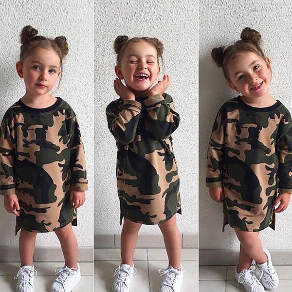 new autumn girls long sweatshirt children girls army camouflage loose casual long kids casual straight sweatshirts, Black
new autumn girls long sweatshirt children girls army camouflage loose casual long kids casual straight sweatshirts, Black