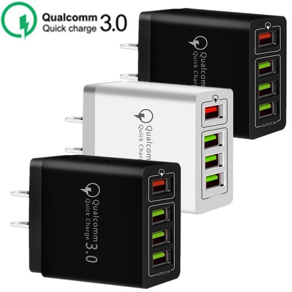 30w 4 usb ports qc3.0 quick wall charger qc 3.0 fast charging wall charger power adpater for samsung htc cell phone
30w 4 usb ports qc3.0 quick wall charger qc 3.0 fast charging wall charger power adpater for samsung htc cell phone