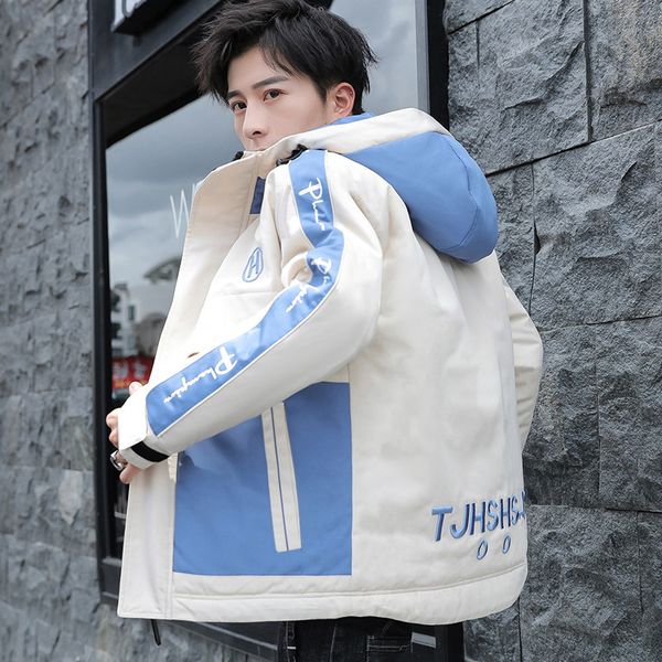 2019 winter new style men's cotton-quilted coat korean-style trend men youth casual hooded cotton-padded clothes versatile warm, Black
2019 winter new style men's cotton-quilted coat korean-style trend men youth casual hooded cotton-padded clothes versatile warm, Black