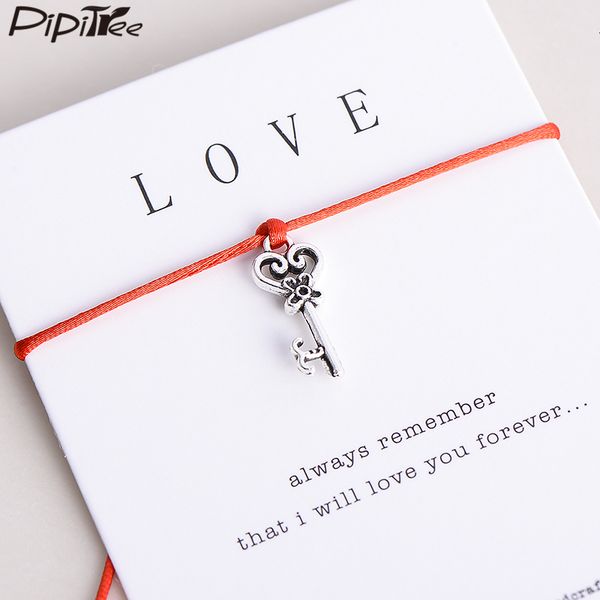 pipitree made with love heart key charm bracelet lucky red string bracelets for lovers women wedding birthday jewelry gift, Golden;silver
pipitree made with love heart key charm bracelet lucky red string bracelets for lovers women wedding birthday jewelry gift, Golden;silver