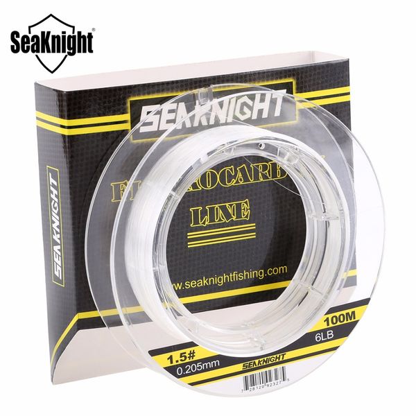 

seaknight 100% japan material 3-50lb fluorocarbon fishing lines 100m carbon fiber leader line fast sinking for carp fishing