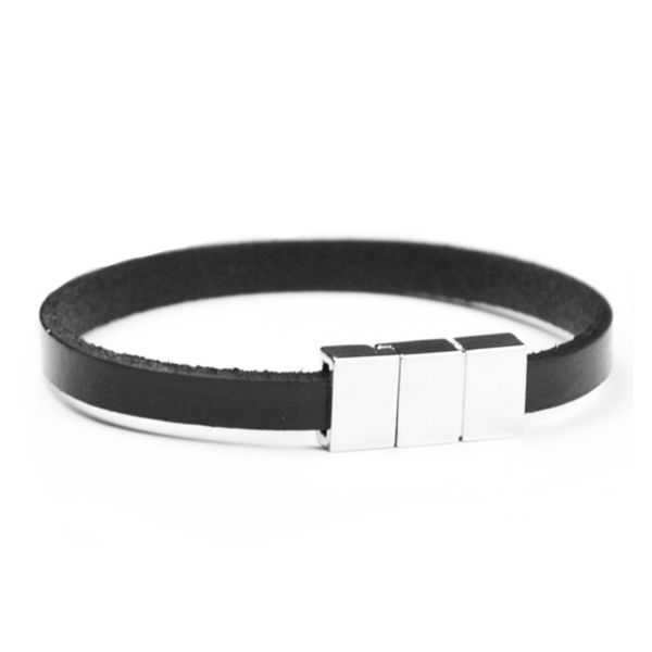 genuine leather charm bracelet silver color buckle geometric pattern cool jewelry for birthday mens jewellery gifts for men, White
genuine leather charm bracelet silver color buckle geometric pattern cool jewelry for birthday mens jewellery gifts for men, White
