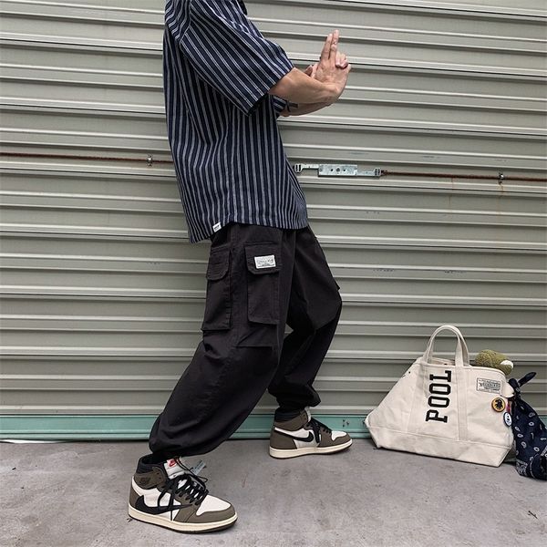 2019 summer new chinese style explosion recommended couples tooling nine points trend men's casual pants streetwear, Black
2019 summer new chinese style explosion recommended couples tooling nine points trend men's casual pants streetwear, Black