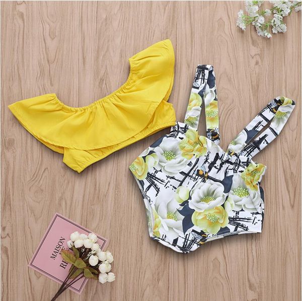 girl bee floral print romper set baby sleeveless jumpsuit suit kids suspenders trousers clothes two piece zht 186, White
girl bee floral print romper set baby sleeveless jumpsuit suit kids suspenders trousers clothes two piece zht 186, White