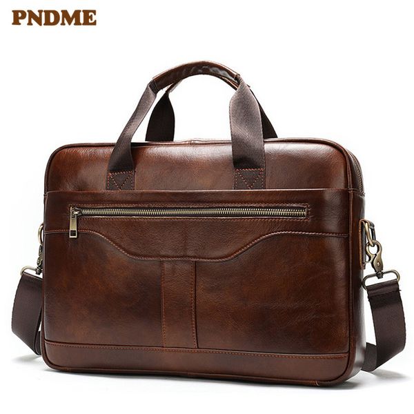 pndme genuine leather men's business briefcase natural cowhide large laphandbag fashion vintage work shoulder messenger bags
pndme genuine leather men's business briefcase natural cowhide large laphandbag fashion vintage work shoulder messenger bags