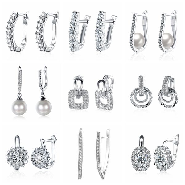 silver color wedding earings elegant circle hoop earrings for women girl geometric cz earrings fashion jewelry holiday gifts, Golden;silver
silver color wedding earings elegant circle hoop earrings for women girl geometric cz earrings fashion jewelry holiday gifts, Golden;silver