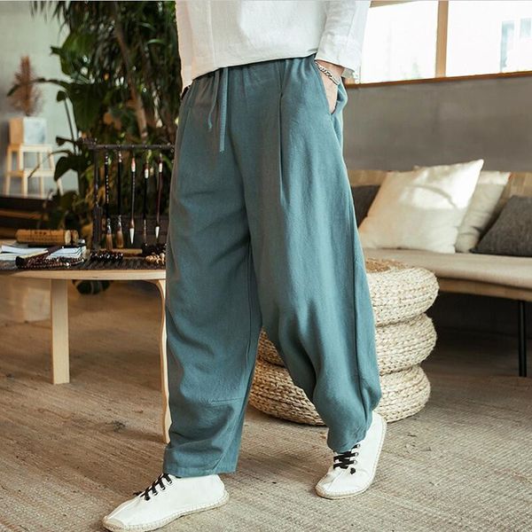 chinese style cotton linen pants men jogger streetwear pants loose trousers 2019 summer autumn male plus size m-7xl, Black
chinese style cotton linen pants men jogger streetwear pants loose trousers 2019 summer autumn male plus size m-7xl, Black
