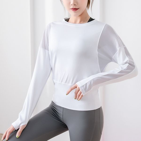 sport jerseys sportswear women cym shirts mesh long sleeve yoga shirt fitness gym shirt with thumb holes quick dry t-shirts, White;red
sport jerseys sportswear women cym shirts mesh long sleeve yoga shirt fitness gym shirt with thumb holes quick dry t-shirts, White;red