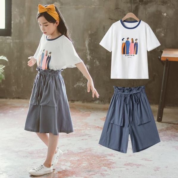 wholesale girls suits teen girl print t shirt+shorts 2pcs sets kids clothing children outfits, White
wholesale girls suits teen girl print t shirt+shorts 2pcs sets kids clothing children outfits, White