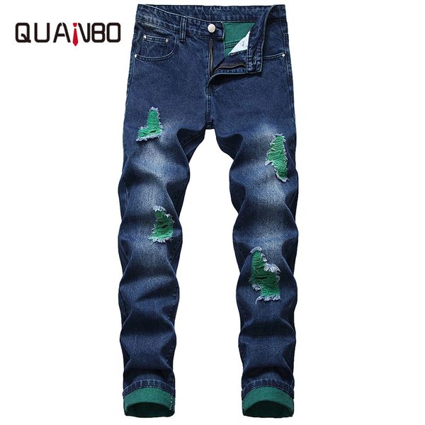 men's fashion jeans new arrival straight slim fit hole ripped jeans men casual streetwear biker denim trousers male blue
men's fashion jeans new arrival straight slim fit hole ripped jeans men casual streetwear biker denim trousers male blue