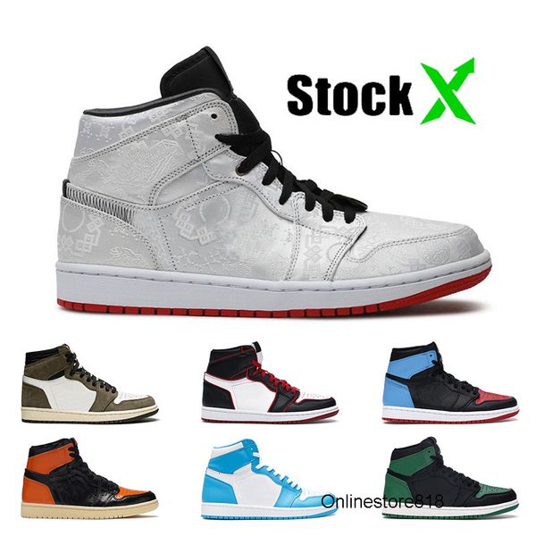 luxury designer stock x 1 1s womens mens basketball shoes pine green 1s unc to chicago shattered backboard mens trainers sports sneakers
luxury designer stock x 1 1s womens mens basketball shoes pine green 1s unc to chicago shattered backboard mens trainers sports sneakers