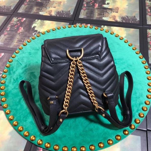 the new fashion leather women's backpack of 2020, high-end boutique designs the women's bag