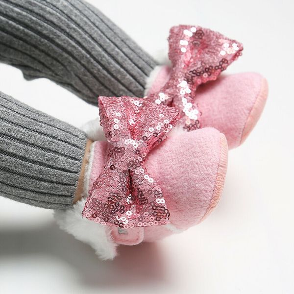 2019 winter warm newborn baby boots princess sequin bow anti-slip prewalker sneakers toddler kids girls comfort soft sole shoes, Black;grey
2019 winter warm newborn baby boots princess sequin bow anti-slip prewalker sneakers toddler kids girls comfort soft sole shoes, Black;grey