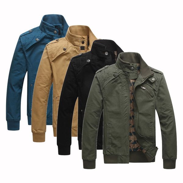 2019 men's jacket slim stand collar army jacket men coats winter male outerwear autumn overcoat khaki 5xl, Black;brown
2019 men's jacket slim stand collar army jacket men coats winter male outerwear autumn overcoat khaki 5xl, Black;brown