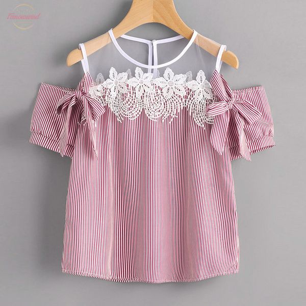 girl short sleeve off shoulder lace striped casual t shirt summer for women lace 2020 ap27, White
girl short sleeve off shoulder lace striped casual t shirt summer for women lace 2020 ap27, White